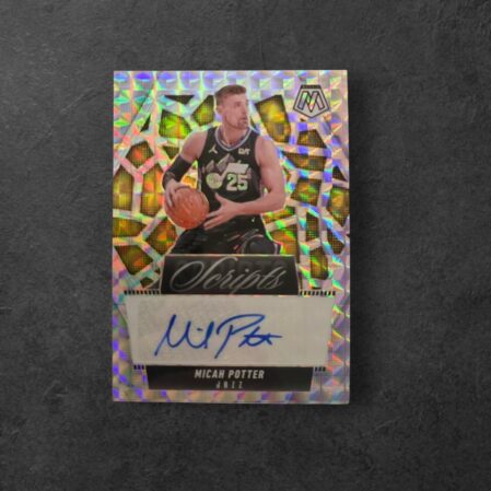 2024-25 Panini Mosaic - Scripts Micah Potter, Micah Potter #MS-MCA (AU, RC)