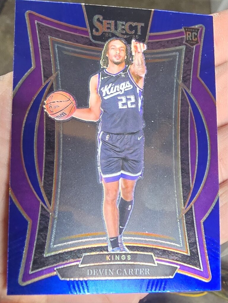 2024-25 Panini Select - Concourse Devin Carter #92 Blue Prizm (RC)