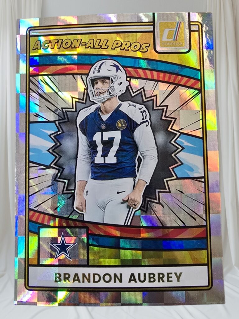 🔥 2025 Donruss - Action All Pros Brandon Aubrey #AAP - BAU Dallas Cowboys
