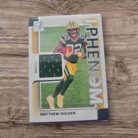 2025 Panini Donruss - Rookie Phenom Jerseys Matthew Golden #RPJ-MGN (MEM, RC)