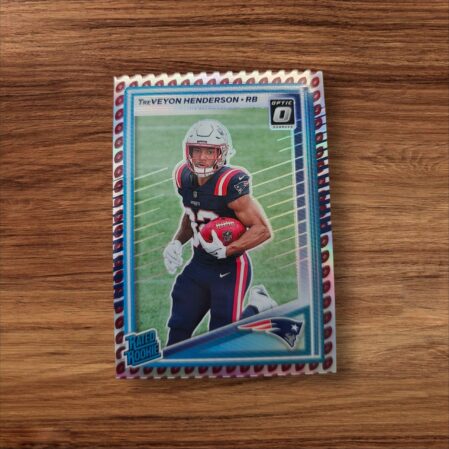 2025 Donruss TREVEYON HENDERSON Optic Emoji Prizm Rookie NEW ENGLAND PATRIOTS