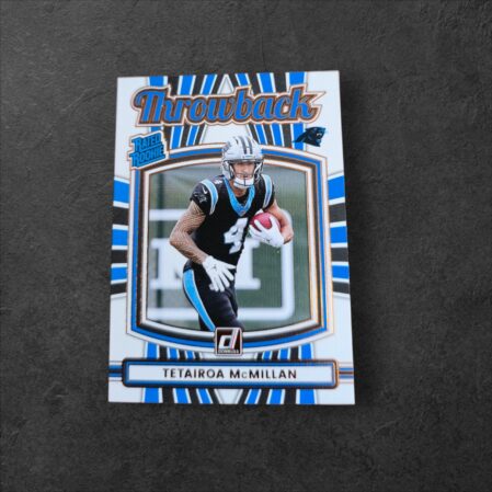 2025 Panini Donruss - Rated Rookies Throwbacks Tetairoa McMillan #32 (RC)