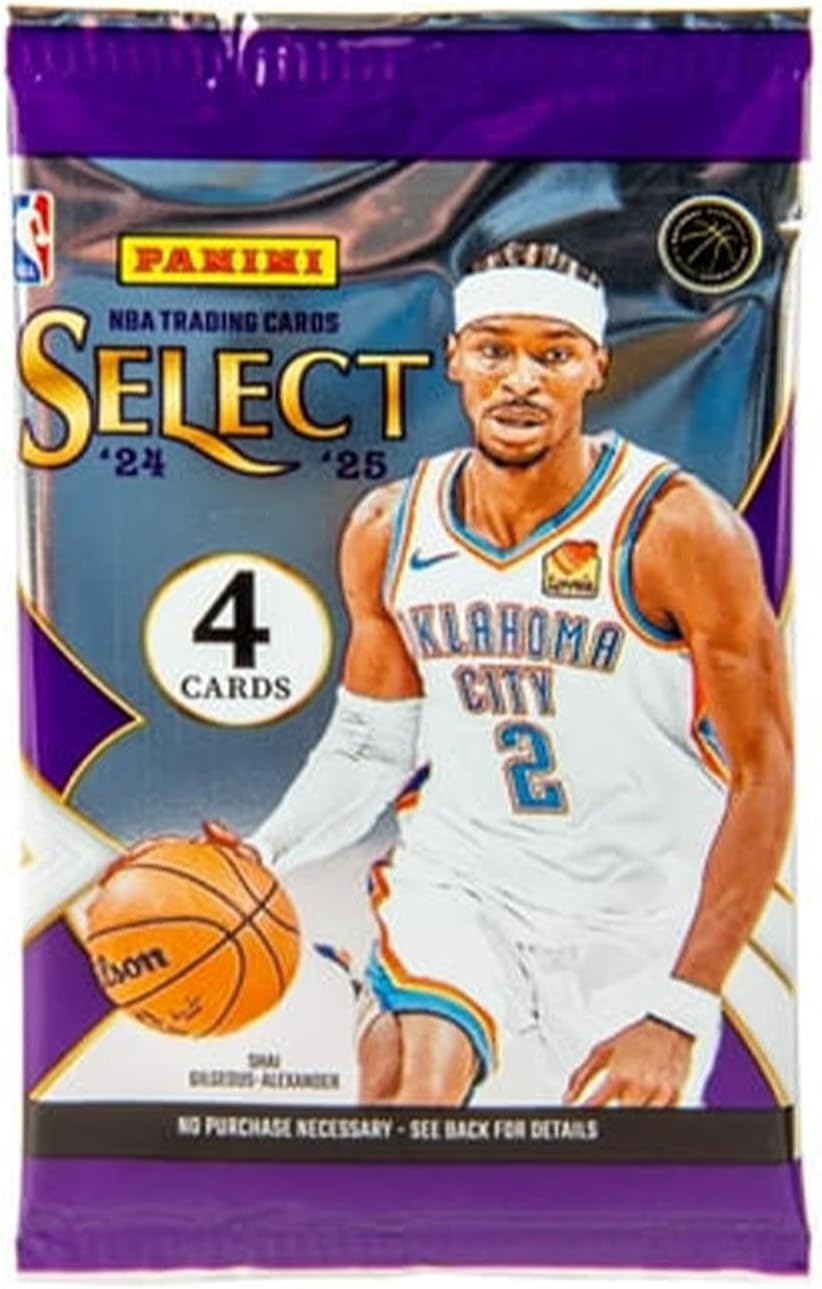 2024–25 Panini Select NBA Basketball Mega Box – Official Trading Cards – Retail Exclusive Blue & Red Prizms, Rookie Cards & Inserts – Sealed Box - Image 4