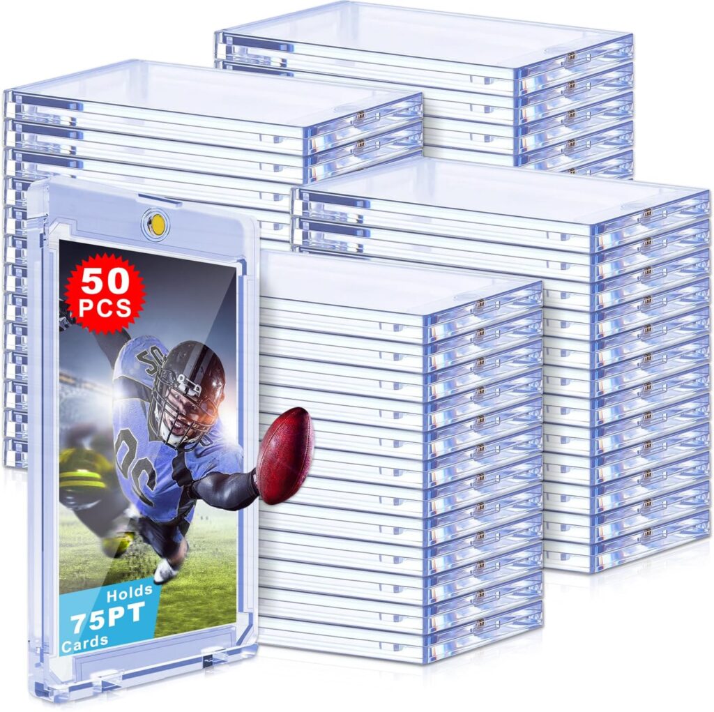 50 Magnetic One Touch Card Holders