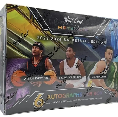 2023-2024 Wild Card Metallix Basketball Hobby Trading Card Box (6 Autographs Per Hobby Box)