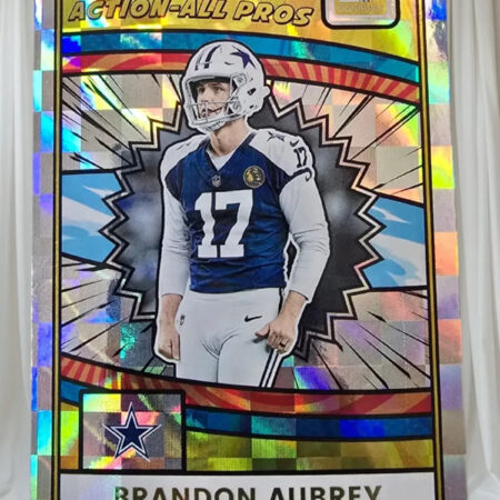 🔥 2025 Donruss - Action All Pros Brandon Aubrey #AAP - BAU Dallas Cowboys