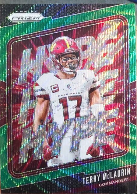 2024 Panini Prizm - Hype Terry McLaurin #12 Green Wave Prizm