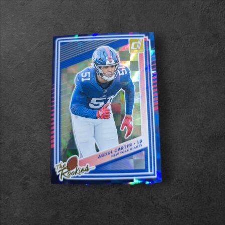 2025 Donruss Football -  Abdul Carter The Rookies Blue Checker Board (RC)