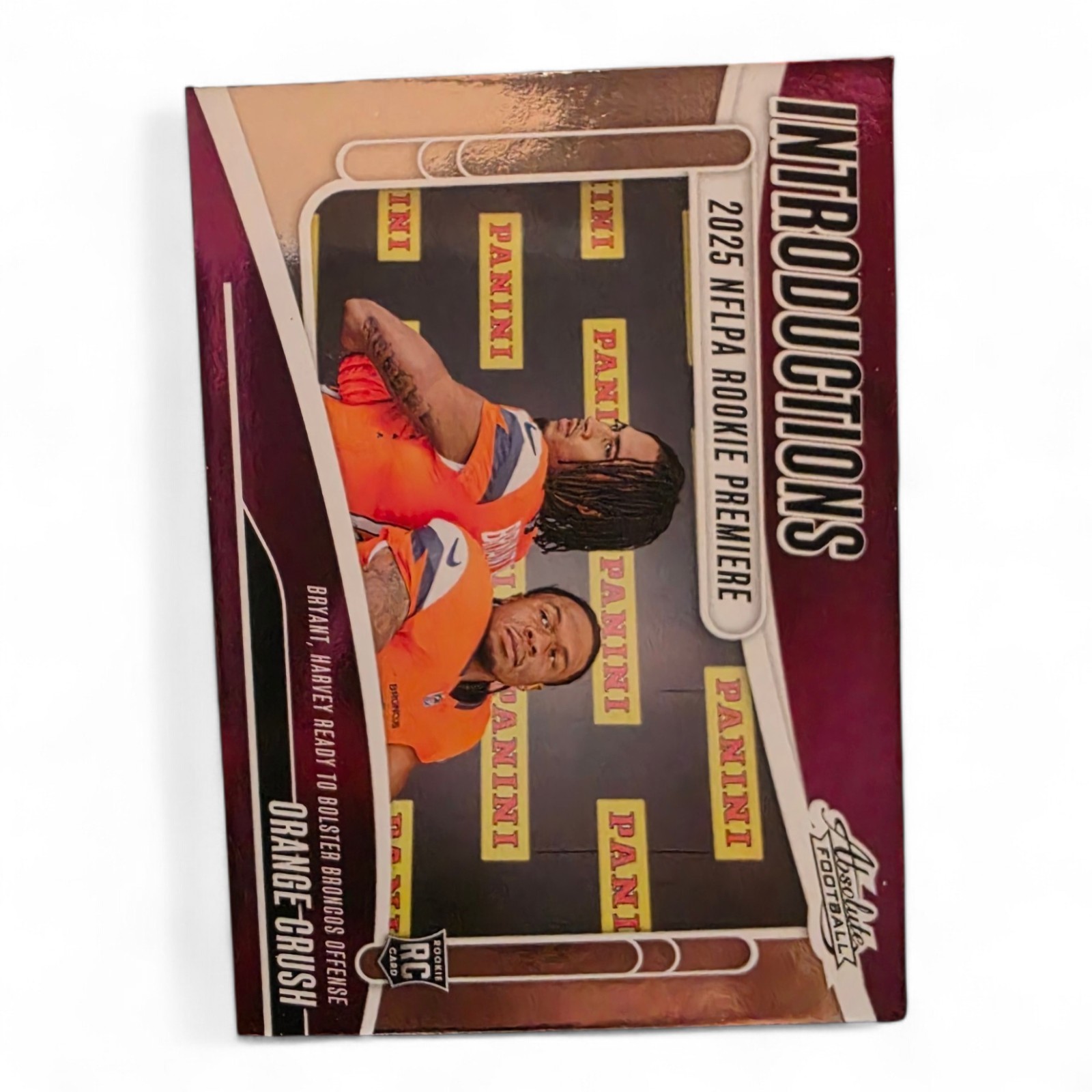 2025 Panini Absolute - Introductions RJ Harvey, Pat Bryant #I-PBT (RC)