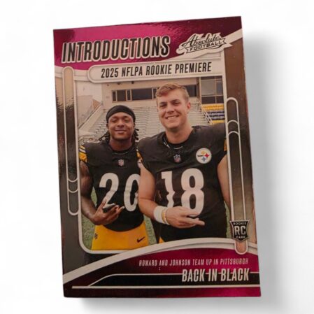 2025 Panini Absolute - Introductions Will Howard, Kaleb Johnson #I-WHD (RC)